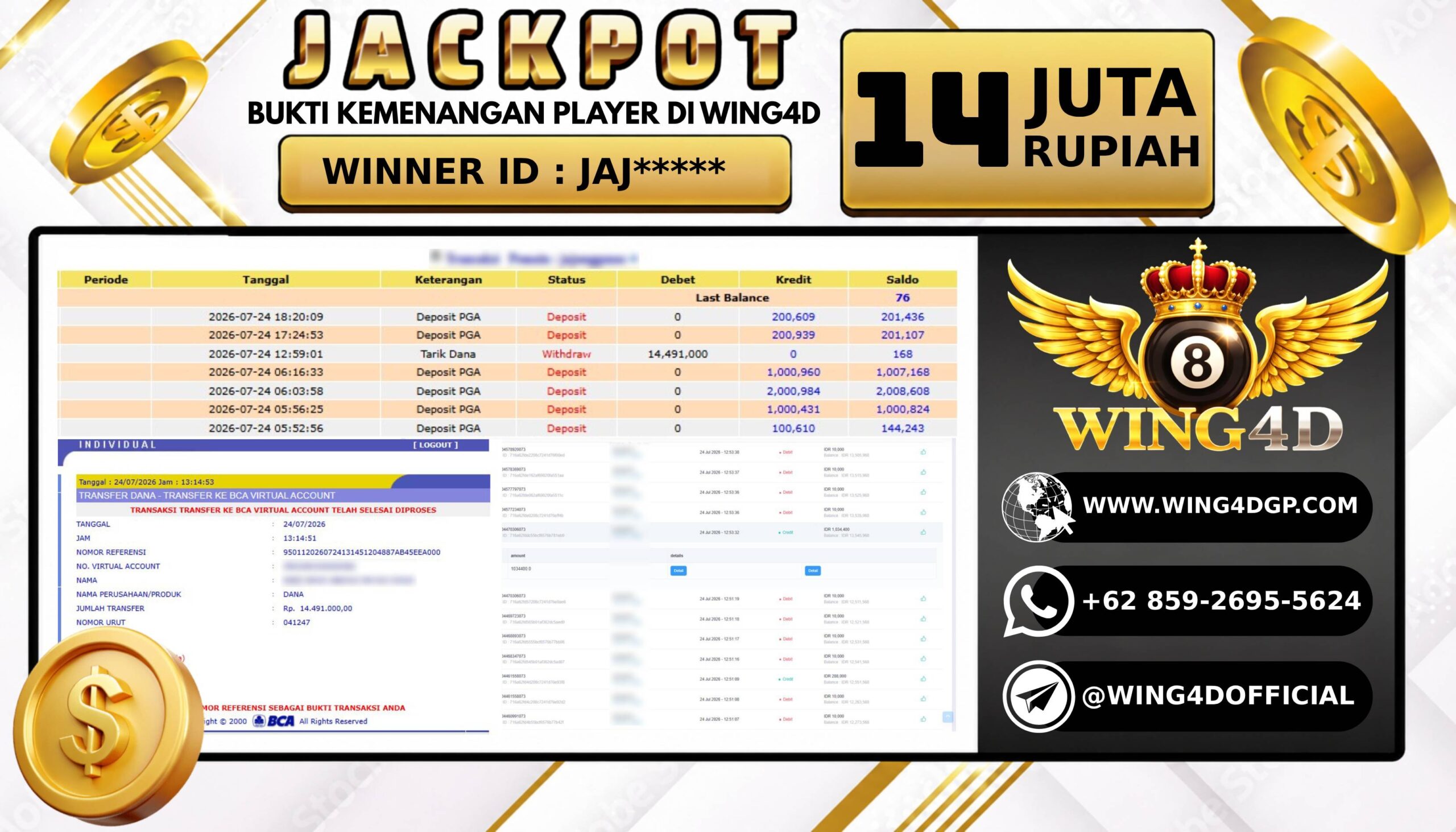 Prediksi WING4D | Prediksi dan RTP Jitu Situs WING4D