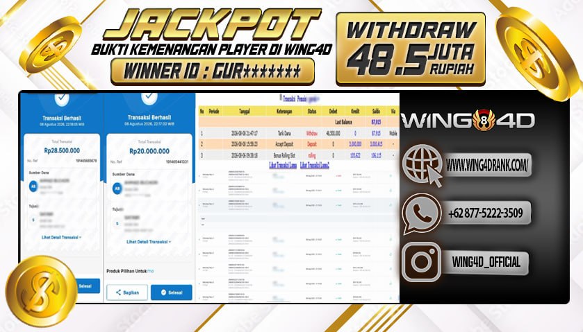 Prediksi WING4D | Prediksi dan RTP Jitu Situs WING4D